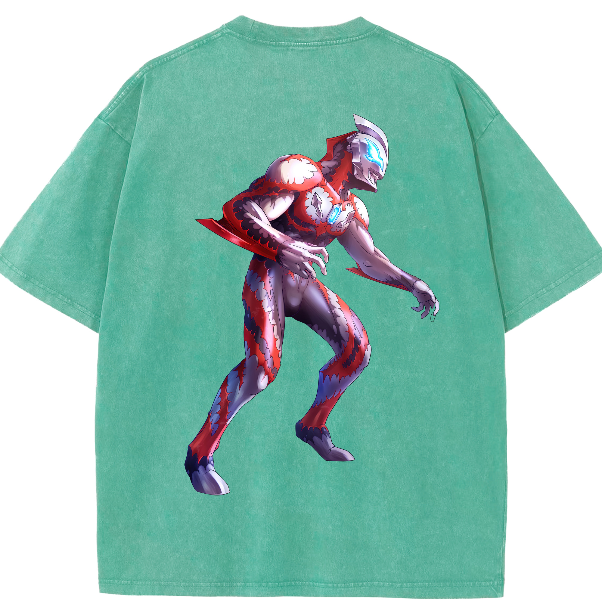 （画像用） ウルトラマン Ultraman 綿100% ヴィンテージ風 半袖Tシャツ（背面プリント）